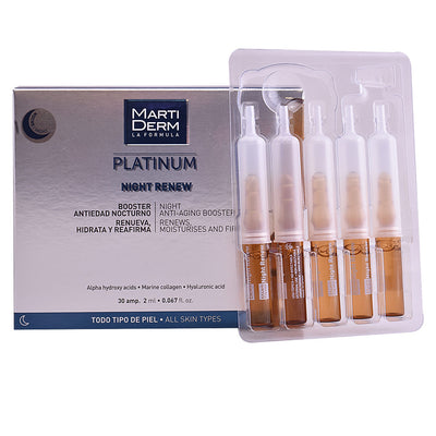 Platinum night renew ampullit 30 x 2 ml - MARTIDERM