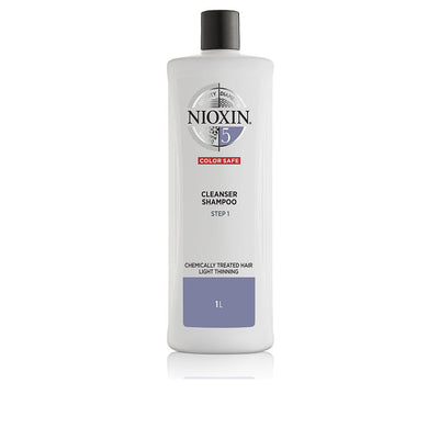 System 5 - shampoo - kemiallisesti käsitellyille ja heikentyneille hiuksille - vaihe 1 1000 ml - NIOXIN