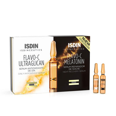 Isdinceutics flavo-c melatoniini + ultraglukan 10 + 10 ampullia. - ISDIN