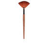Fan brush bioninen synteettinen hiukset kierrätetty alumiini kahva kahvista ja maissista 1 kpl - DR. BOTANICALS