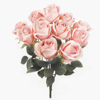 Ruusu tekokukat vaaleanpunaiset