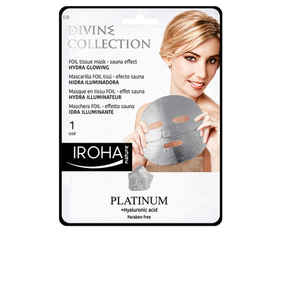 Platinum tissue hydra-glowing kasvonaamio 1 käyttö. - IROHA