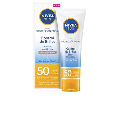 Sun control shine medium mattifying facial spf50 40 ml - NIVEA