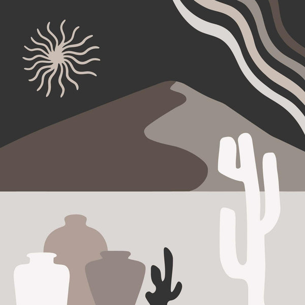 Muted Desert Serenity 20x20cm - Paint By Numbers