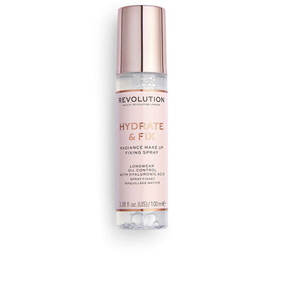 Hydrate & fix heleyttävä meikinkiinnityssuihke 100 ml - REVOLUTION MAKE UP