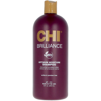 Chi deep brilliance olive & monoi optimaalinen kosteutus shampoo 946 ml - FAROUK
