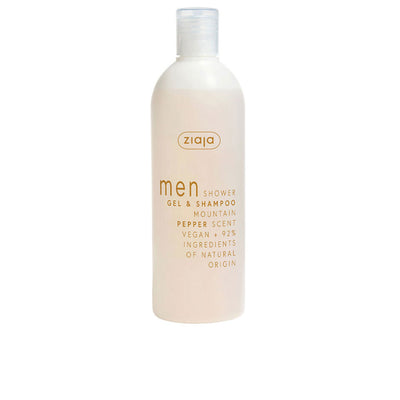 Men suihkugeeli ja shampoo vuoristopippuri 400 ml - ZIAJA
