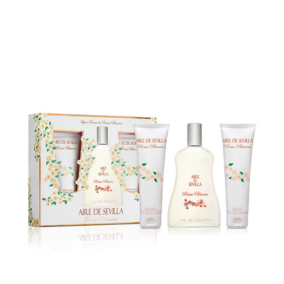 Seville Air White Roses Case 3 Pcs