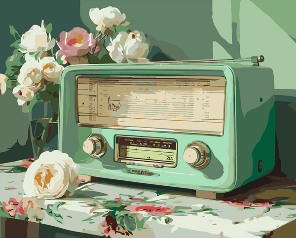Vintage Radio – Paint By Numbers
