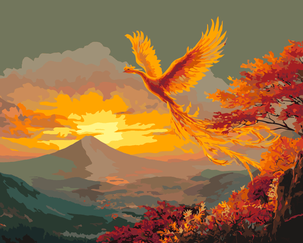 Phoenix Rising – Paint By Numbers
