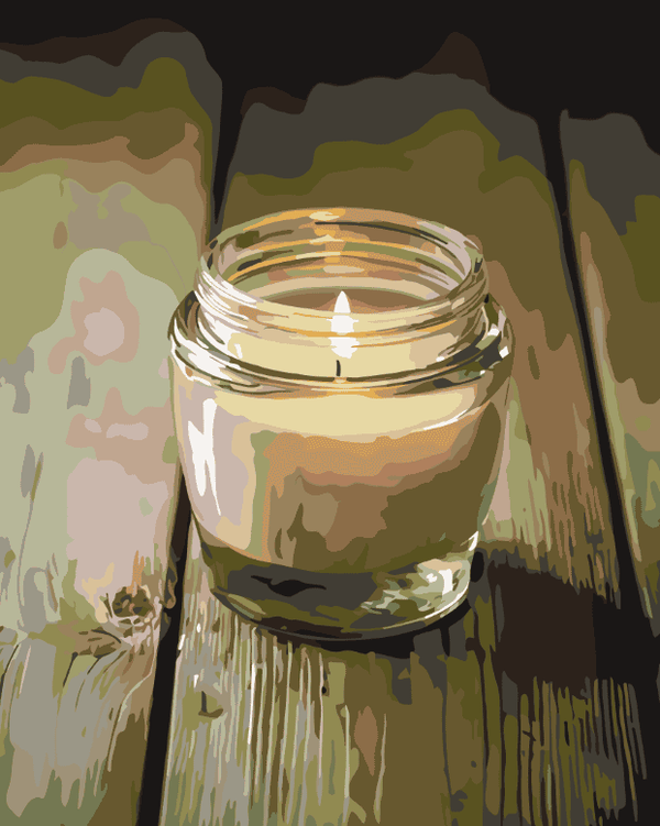 Candlelight – Paint By Numbers