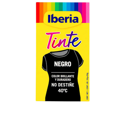 Iberia clothing dye kestävä väri 40º #black 70 gr - IBERIA