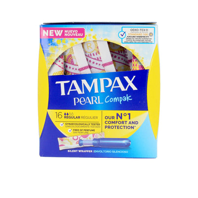 Tampax pearl compak tamponi regular 16 kpl - TAMPAX