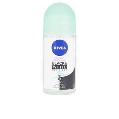 Men black & white active deo roll-on 50 ml - NIVEA