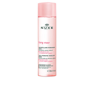 Very rose kosteuttava 3-in-1 micellarivesi erittäin kuivalle iholle 200 ml - NUXE