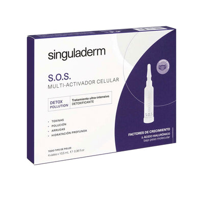 Singuladerm s.o.s. detox-polution 4 x 10,5 ml - SINGULADERM