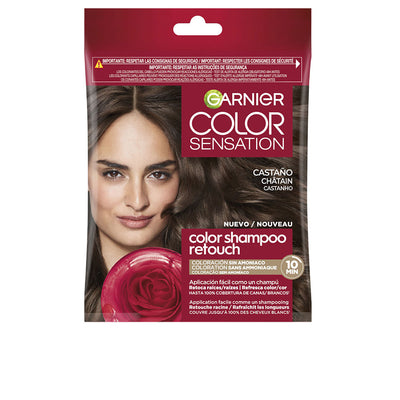 Color sensation sävy sävyllä värjäävä shampoo #4.0-ruskea 1 kpl - GARNIER