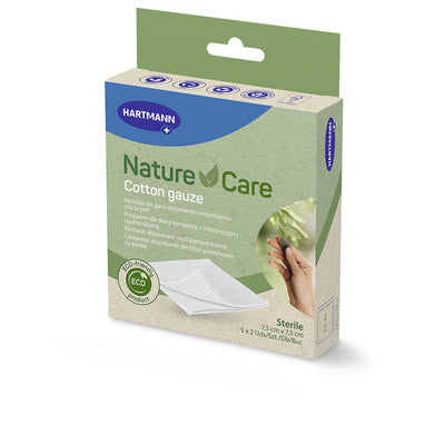 Nature&care puuvillainen sideharso 7.5 x 7.5 cm - HARTMANN