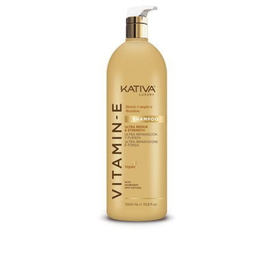 Vitamin e biotiini & bambu shampoo 1000 ml - KATIVA