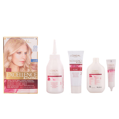 Excellence creme väriaine #03 erittäin vaalea tuhkablondi 192 ml - L'ORÉAL PARIS