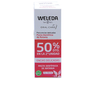 Oral care ratania hammastahna promo 2 x 75 ml - WELEDA
