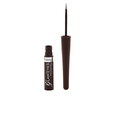 Glam'eyes professional nestemäinen silmänrajausväri #002 -ruskea - RIMMEL LONDON