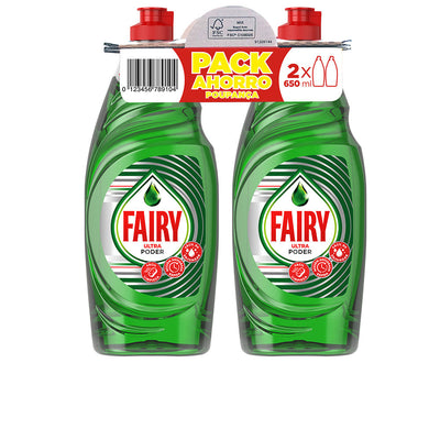 Fairy ultra power astianpesuainetiiviste lot 2 x 650 ml - FAIRY