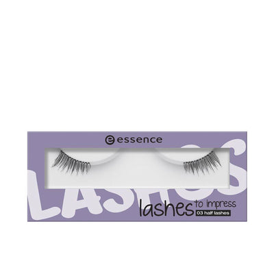 Lashes to impress tekokäyttöiset ripset #03-half lashes 1 kpl - ESSENCE