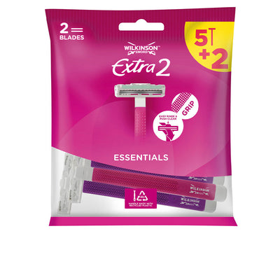 Extra2 beauty kertakäyttöinen partahöylä 5 + 2 kpl - WILKINSON