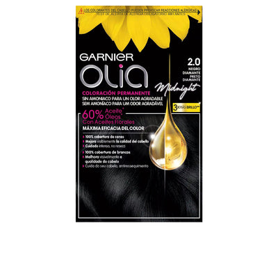 Olia värjäys kestoväri #2.0 black diamond 4 kpl - GARNIER