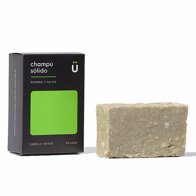 Champú sólido rasvoittuville hiuksille 90 gr - NATURBRUSH