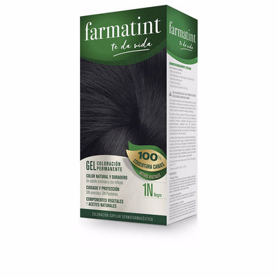 Farmatint gel pysyvä värjäys #1n-musta 5 kpl - FARMATINT