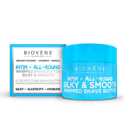 Silky & smooth whipped shave butter intiimi + monikäyttöinen 50 ml - BIOVÈNE