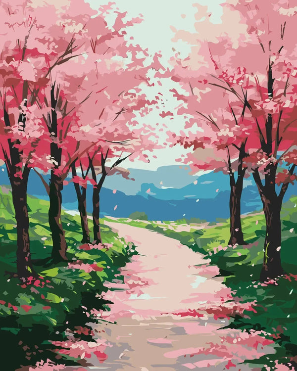 Blossom Boulevard - Paint By Numbers