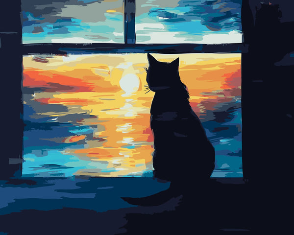 Dusk's Silent Observer - Paint By Numbers