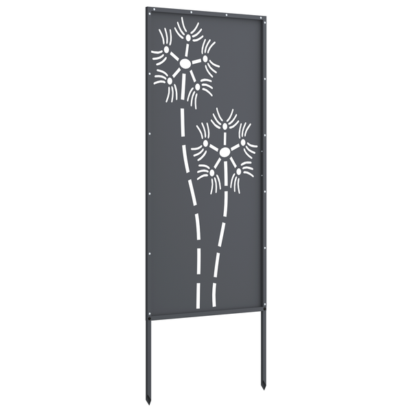 Puutarhan yksityisyyden verho Antrasiitti 50 x 140 cm