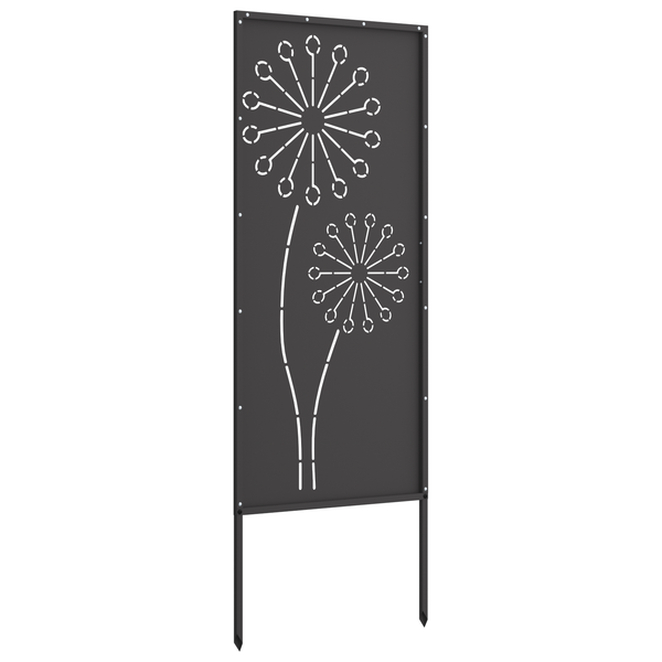 Puutarhan yksityisyyden verho Viivakuvio Musta 50 x 140 cm