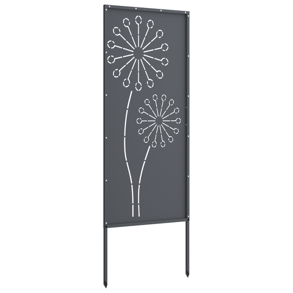 Puutarhan yksityisyyden verho Antrasiitti 50 x 140 cm