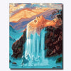 Whispering Waterfalls - Paint By Numbers