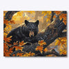 Bear in the Leaves - Paint By Numbers