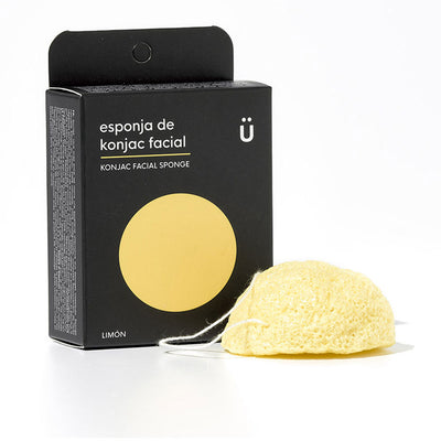 Sitruuna kasvojen konjac sponge 15 gr - NATURBRUSH