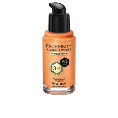Facefinity all day flawless 3 in 1 meikkivoide #n84-soft toffee 30 ml. - MAX FACTOR