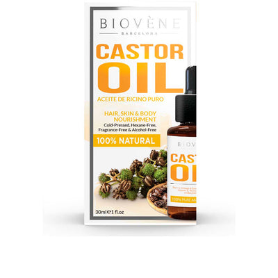 Castor oil hiuksille, iholle & vartalonhoito 30 ml - BIOVÈNE
