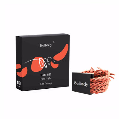 Original hair ties #ibiza orange 4 u - BELLODY