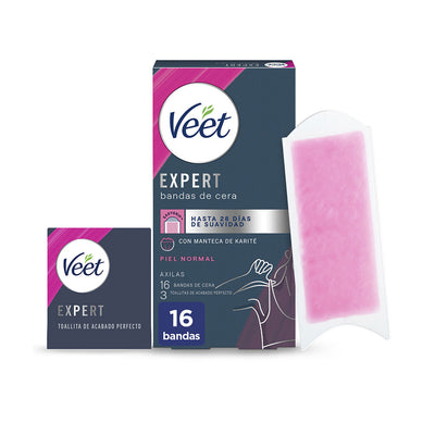 Expert armpits karvanpoistoliuskat normaalille iholle 16 kpl - VEET