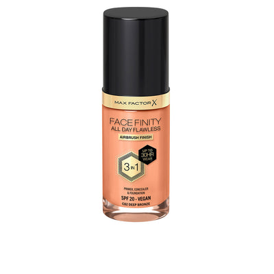 Facefinity all day flawless 3 in 1 -meikkivoide #82-deep bronze 30 ml - MAX FACTOR