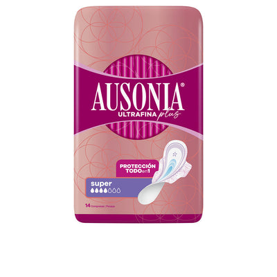 Ausonia ultrafina plus suojatyynyt super siivet 14 kpl - AUSONIA
