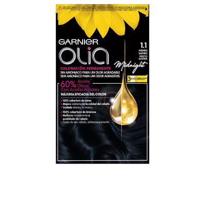 Olia kestävä värjäys #1,10 black sapphire 4 kpl - GARNIER