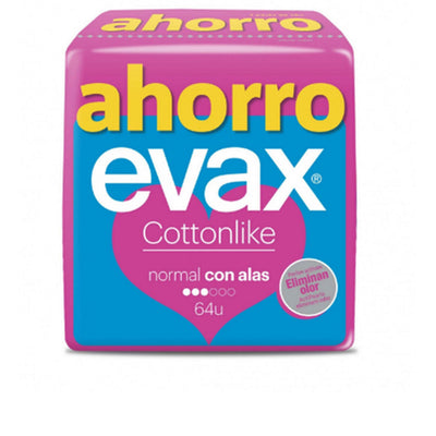 Cottonlike sideharsotavat normaalit siteet 64 kpl - EVAX