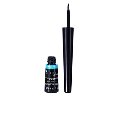 Exaggerate nestemäinen rajauskynä vedenkestävä #003-musta 2,50 ml - RIMMEL LONDON